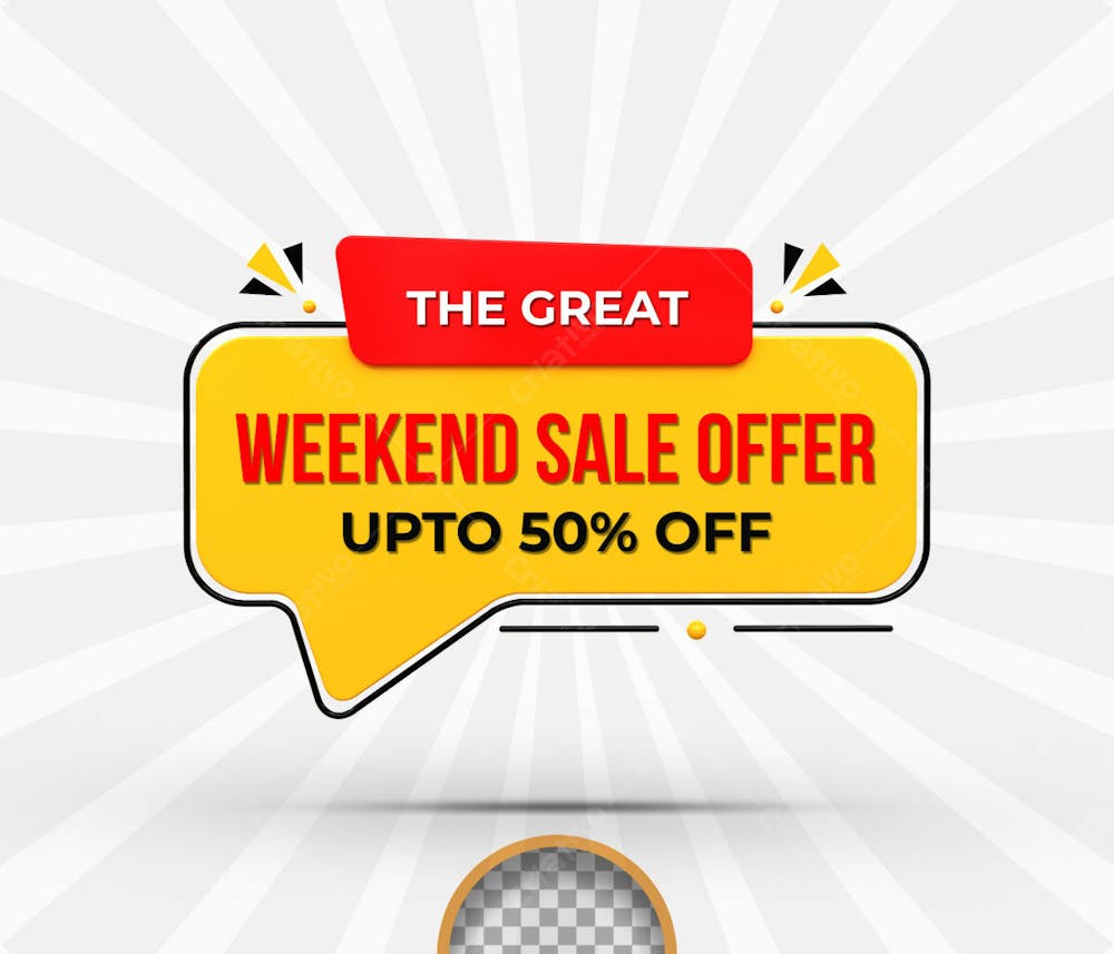 01 Discount Labels And Tag Special Offer Red 3D Rendering New Offer