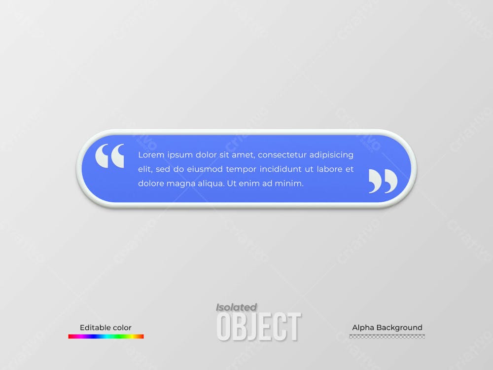 3D Rendering Quote Frames Box Blank Templates Realistic Minimal Text Info Design Box Banner Design