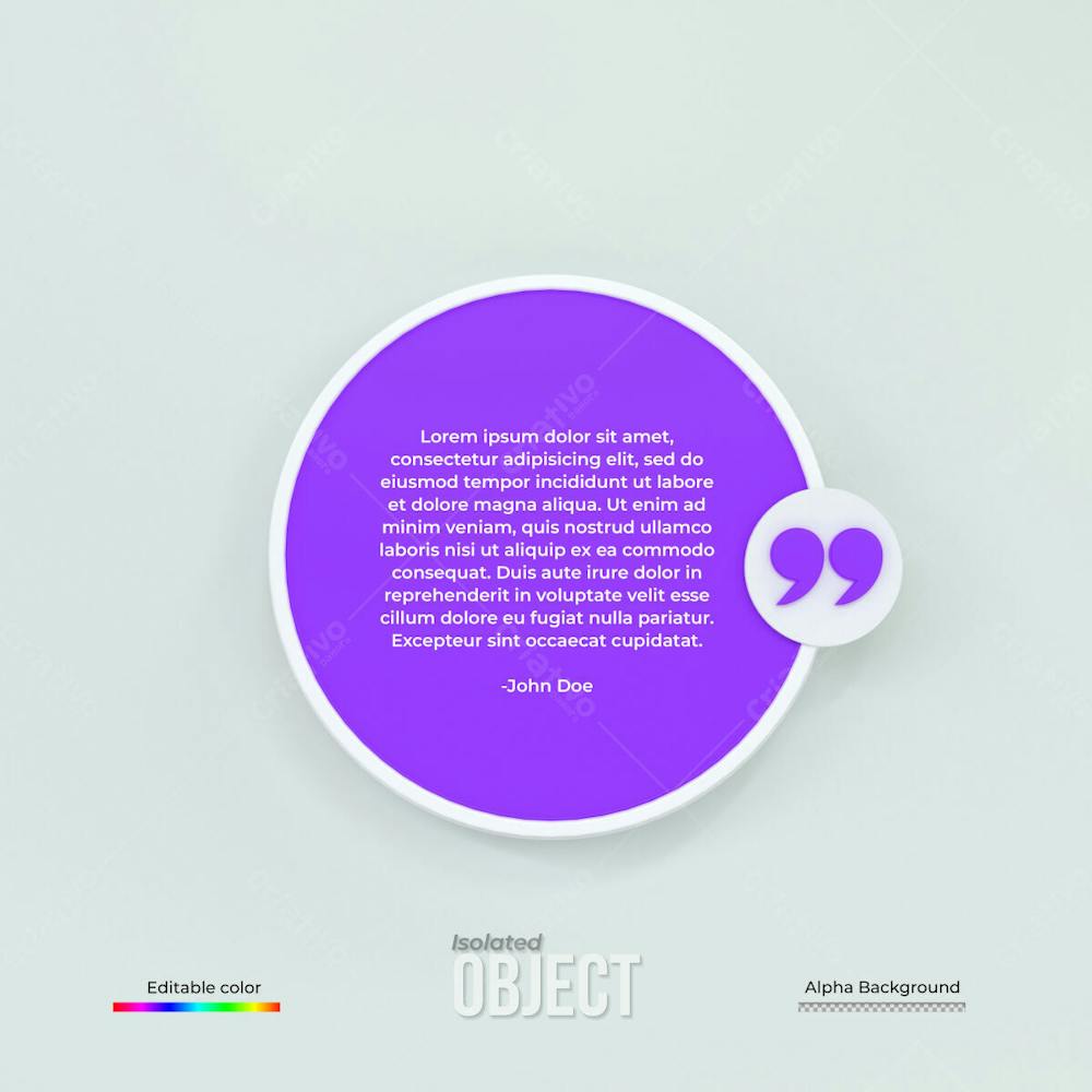 3D Rendering Quote Frames Box Blank Templates Realistic Minimal Text Info Design Box Banner Design