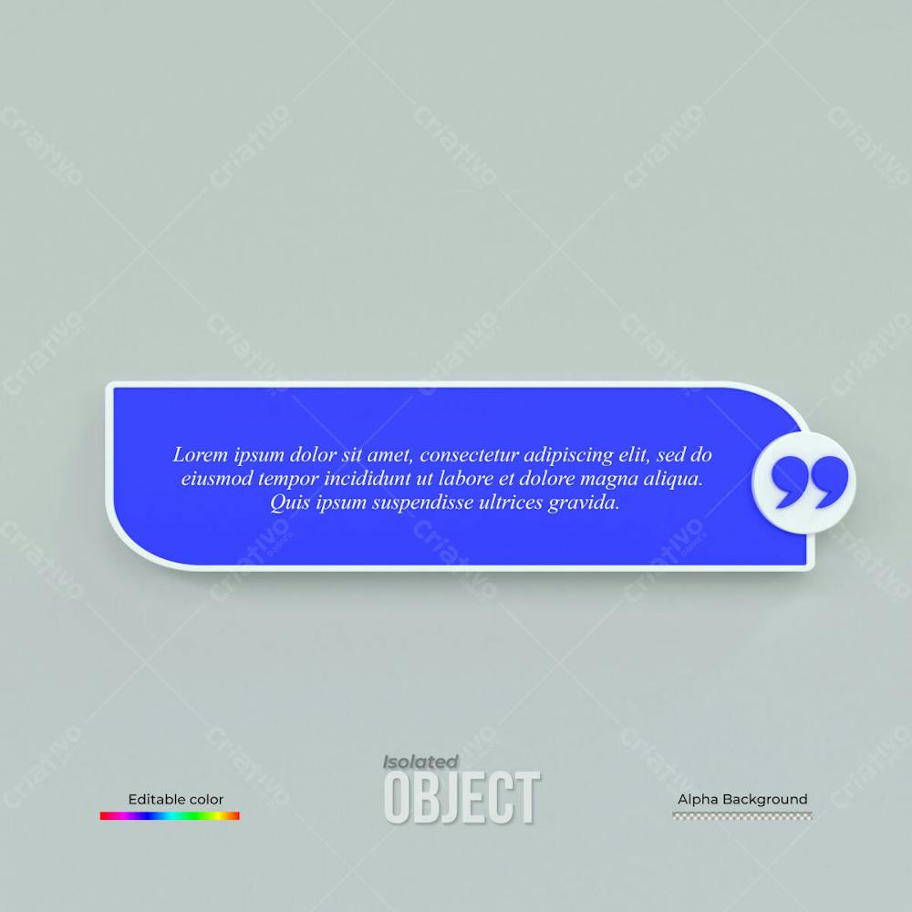 3D Rendering Quote Frames Box Blank Templates Realistic Minimal Text Info Design Box Banner Design