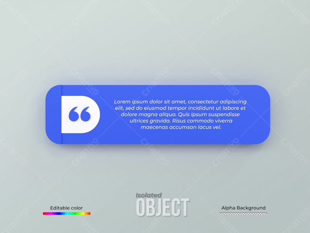 3D Rendering Quote Frames Box Blank Templates Realistic Minimal Text Info Design Box Banner Design