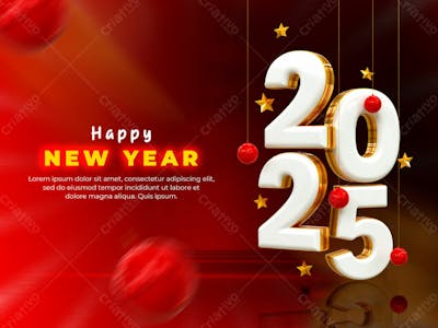 Happy New Year Feliz Ano Novo Natal Poster