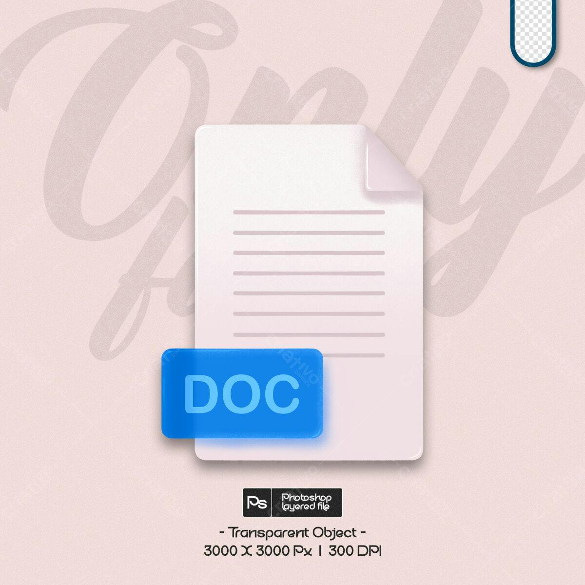 Mockup Documento PSD Editável