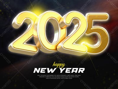 Happy New Year Feliz Ano Novo Natal Poster