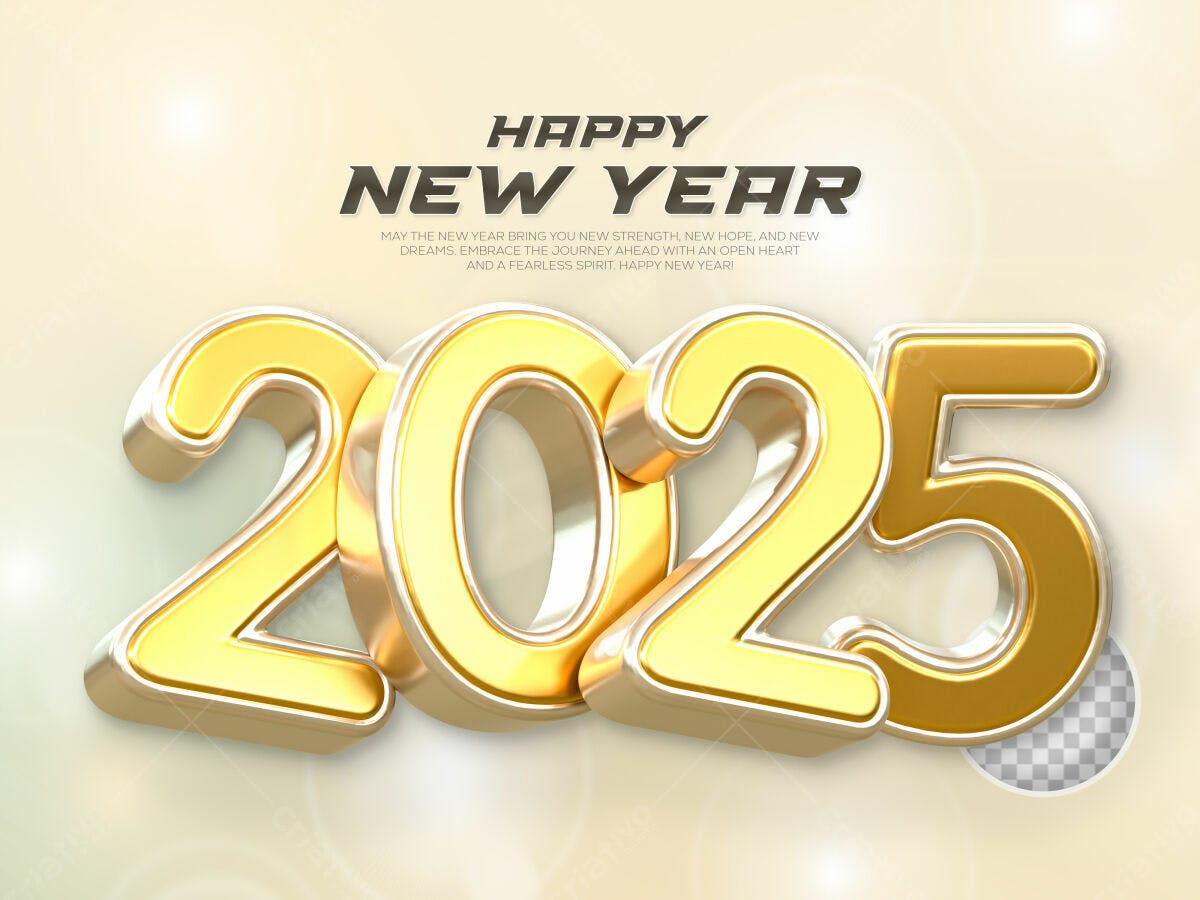 Flyer Ano Novo 2025 PSD Editável
