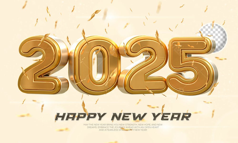 Happy New Year Feliz Ano Novo Natal Poster