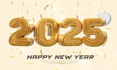 Happy New Year Feliz Ano Novo Natal Poster