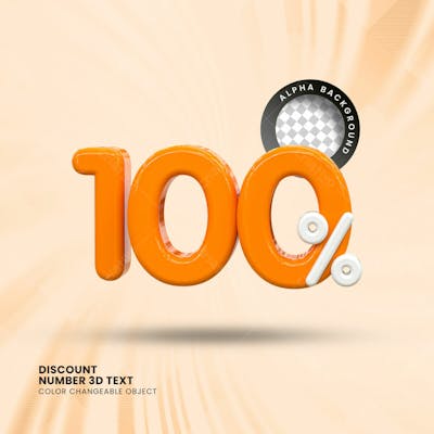 3D Selo Discount Tag 3D Render Psd Composition