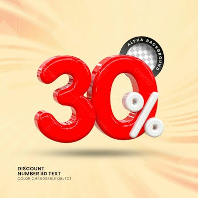 3D Selo Discount Tag 3D Render Psd Composition