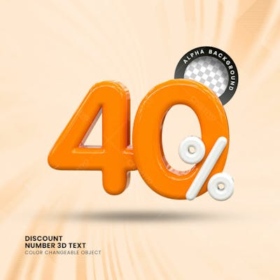 3D Selo Discount Tag 3D Render Psd Composition