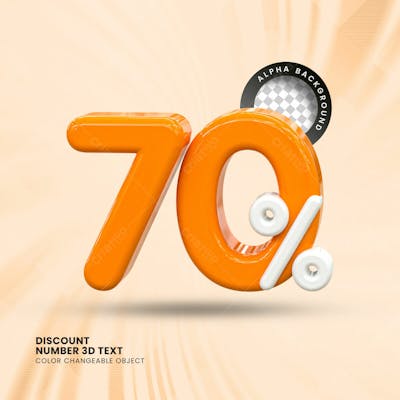 3D Selo Discount Tag 3D Render Psd Composition