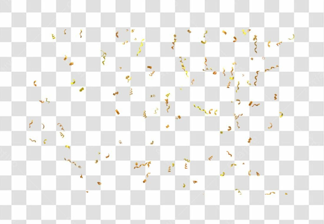 Icone Festa Confeito Dourado PNG com fundo transparente