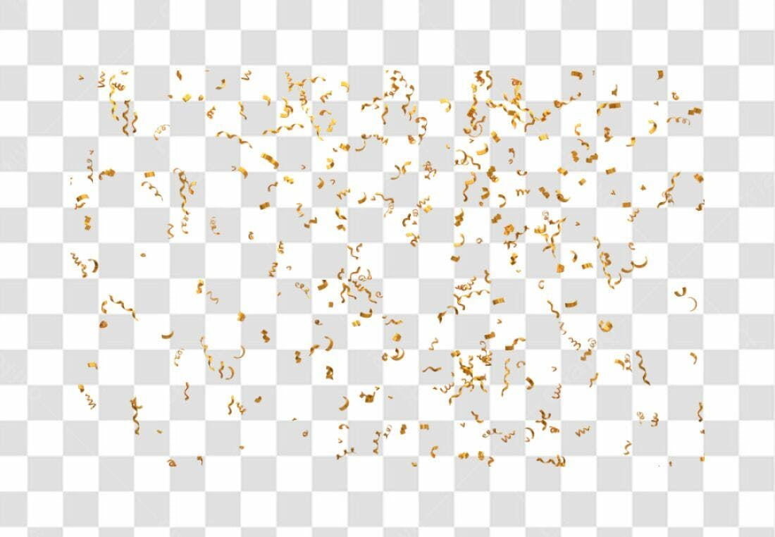 Icone de Confeito Dourado PNG com fundo transparente