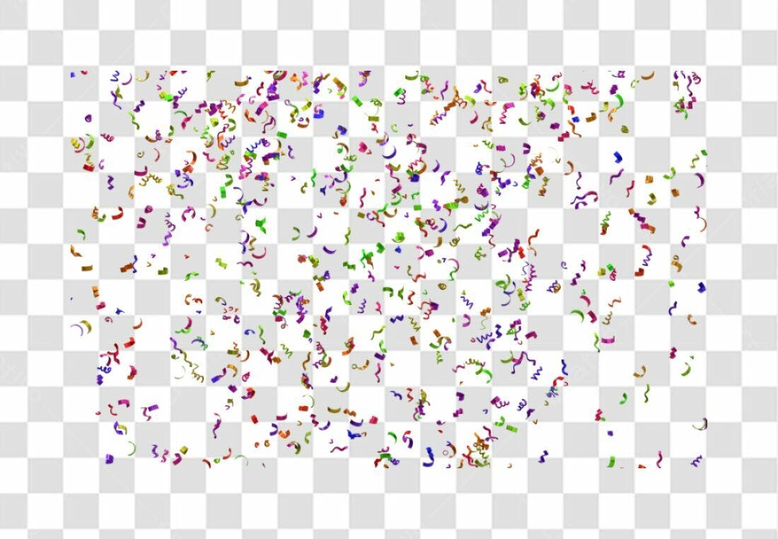 Icone Festa Confetes PNG com fundo transparente