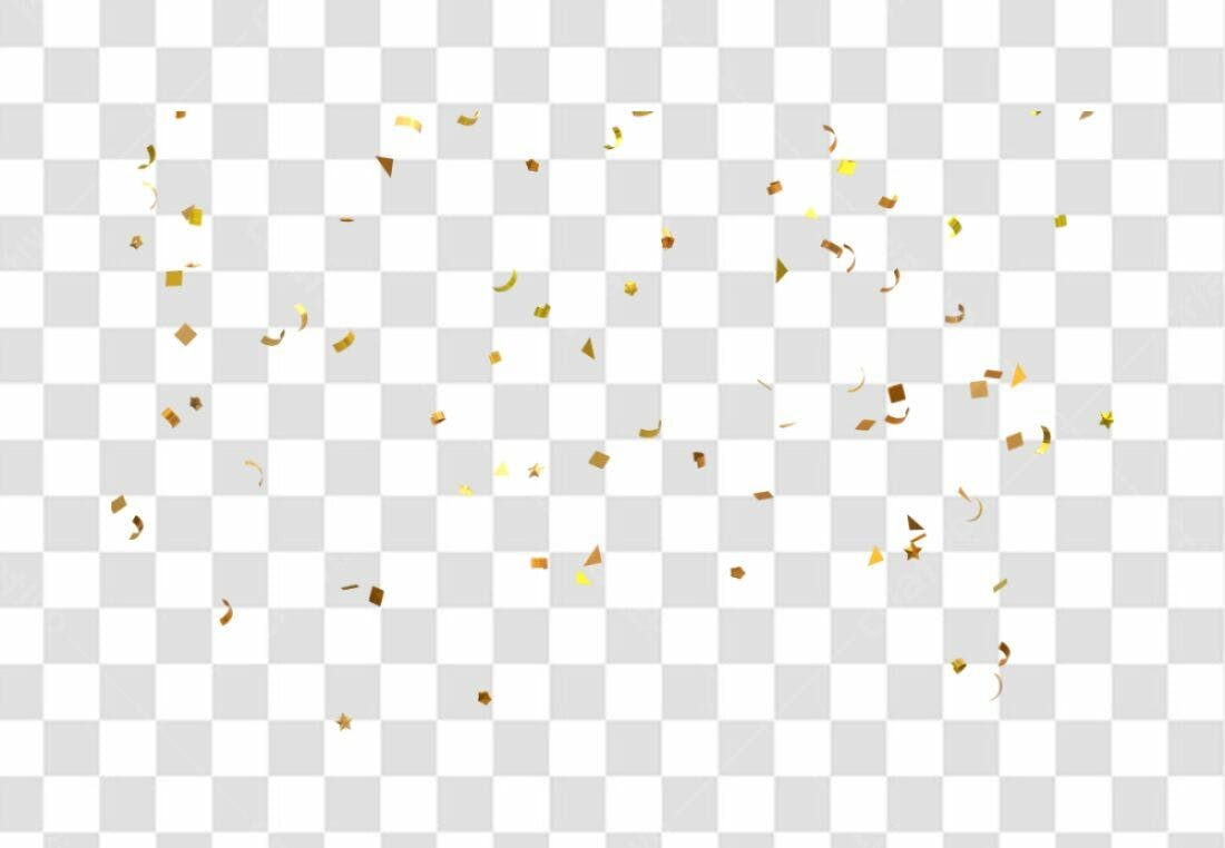 Icone de Confeito Dourado PNG com fundo transparente