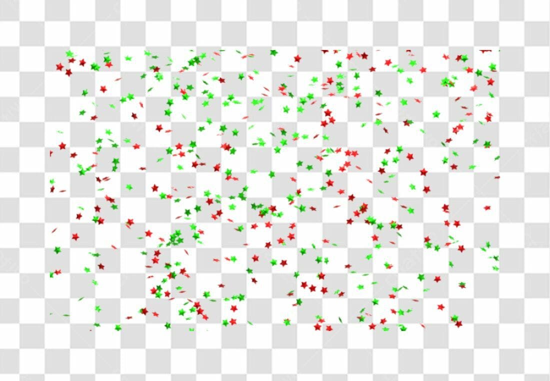 Decoração Natalina Estrelas PNG com fundo transparente