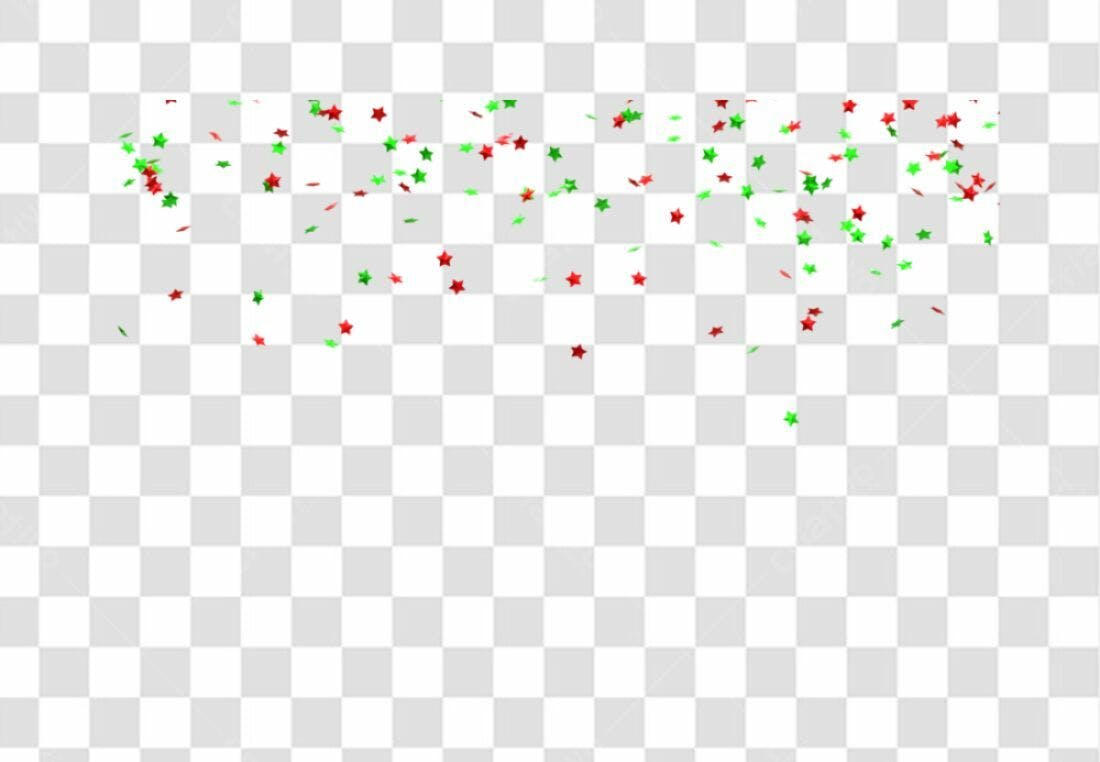 Decoração Natalina Estrelas PNG com fundo transparente