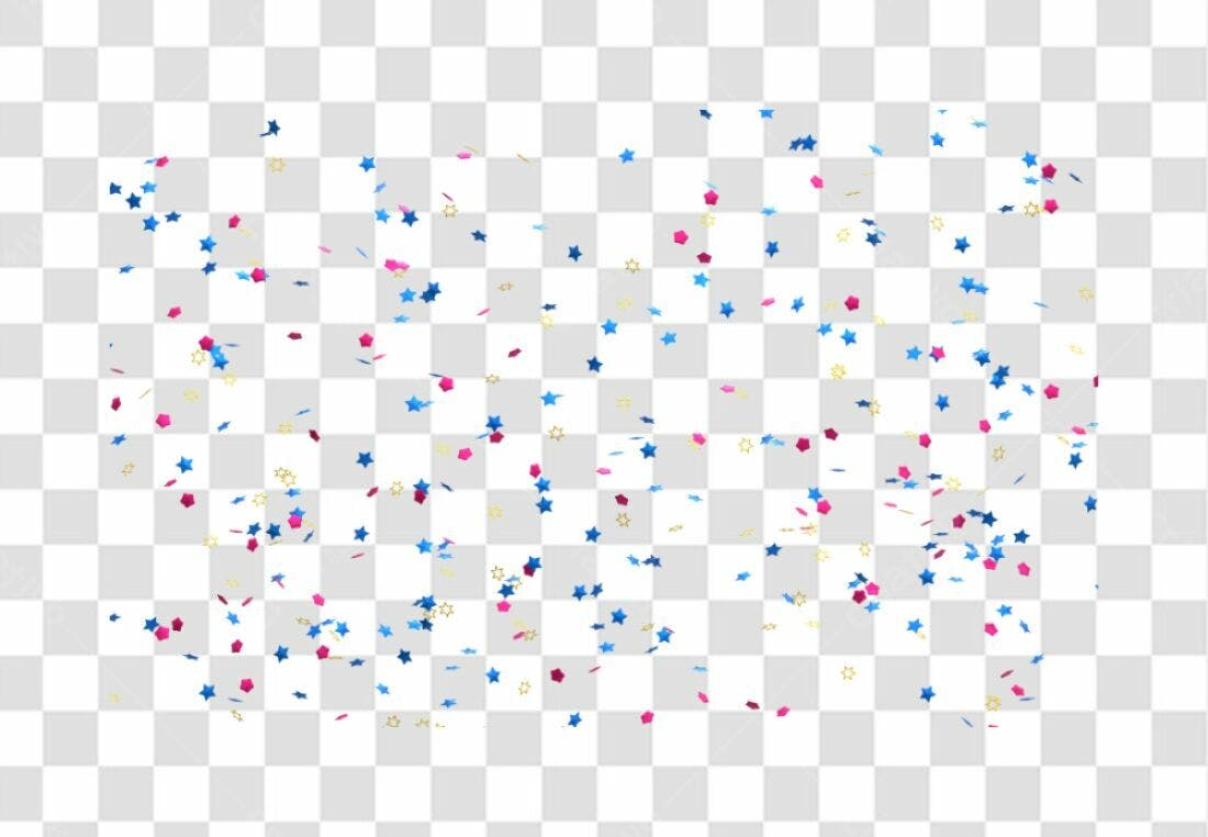 Decoração Festa Estrelas PNG com fundo transparente