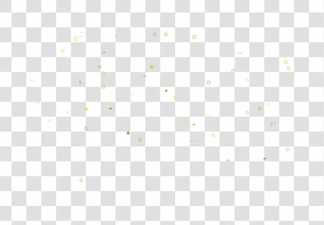 Icone Festas Dourado PNG com fundo transparente