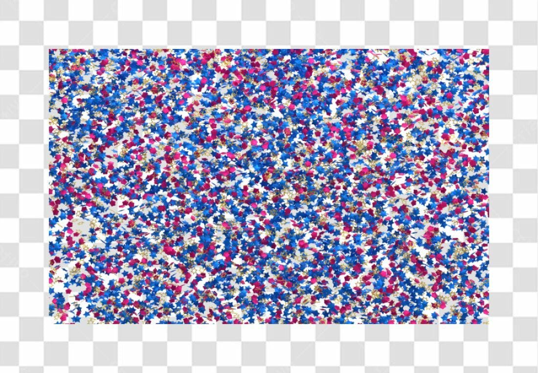Fundo PNG com fundo transparente para festas