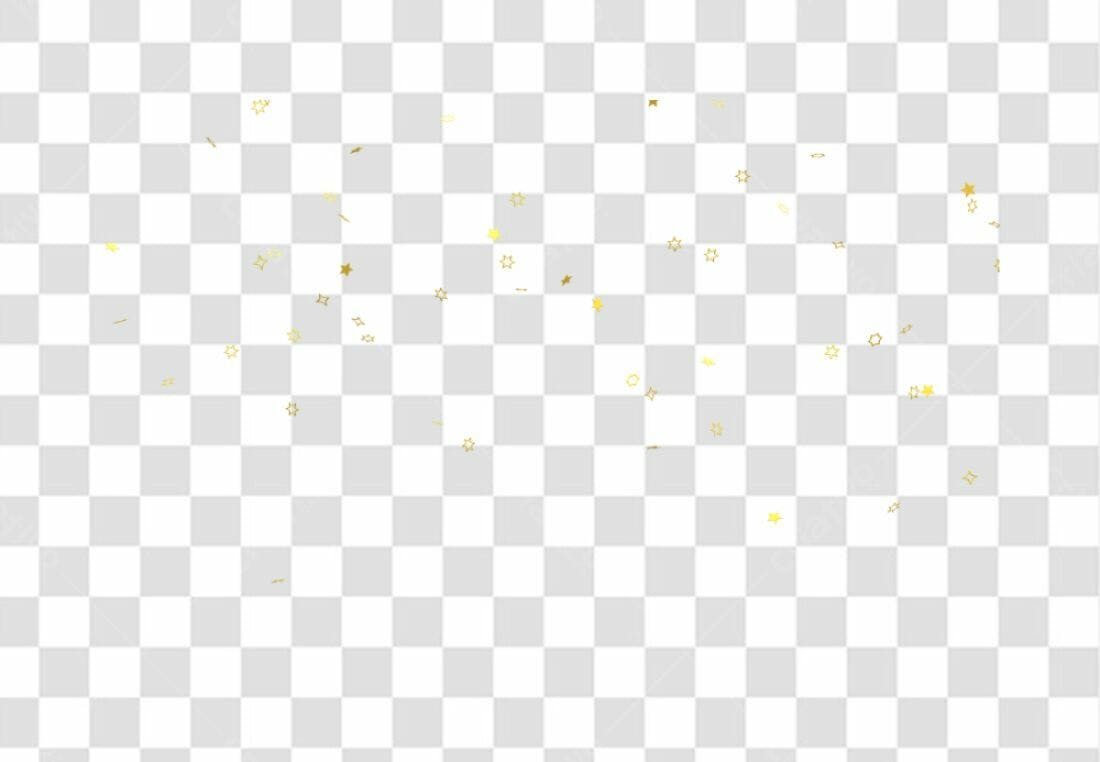 Icone de Estrelas Douradas PNG com fundo transparente