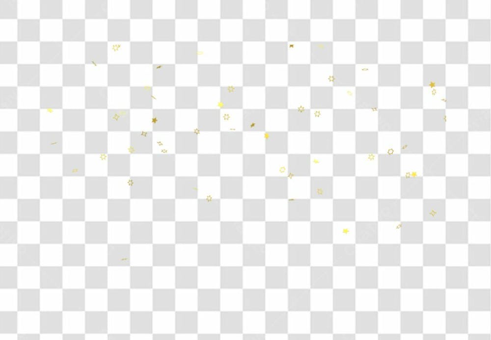 Realistic Colorfull Golden Confetti Background
