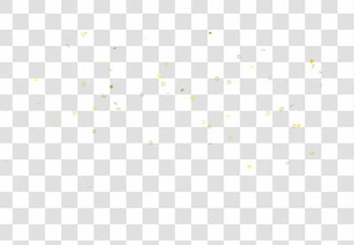Realistic Colorfull Golden Confetti Background