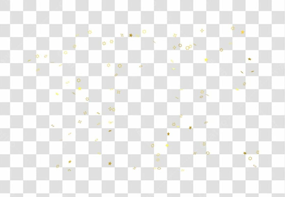 Realistic Colorfull Golden Confetti Background