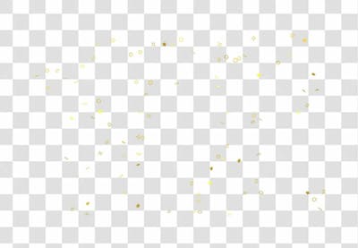Realistic Colorfull Golden Confetti Background