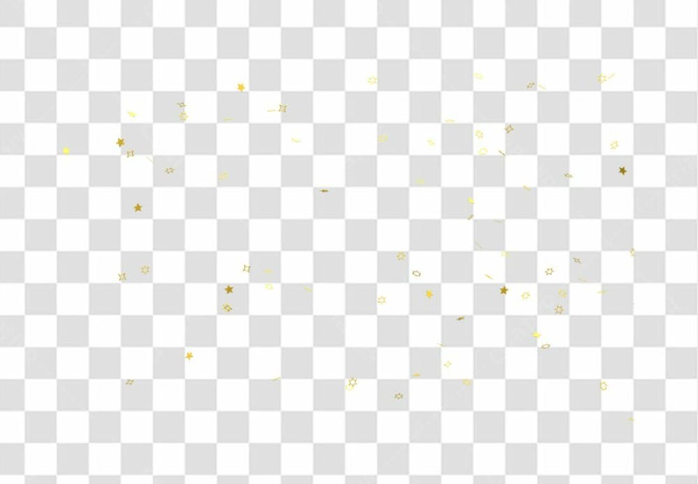 Realistic Colorfull Golden Confetti Background