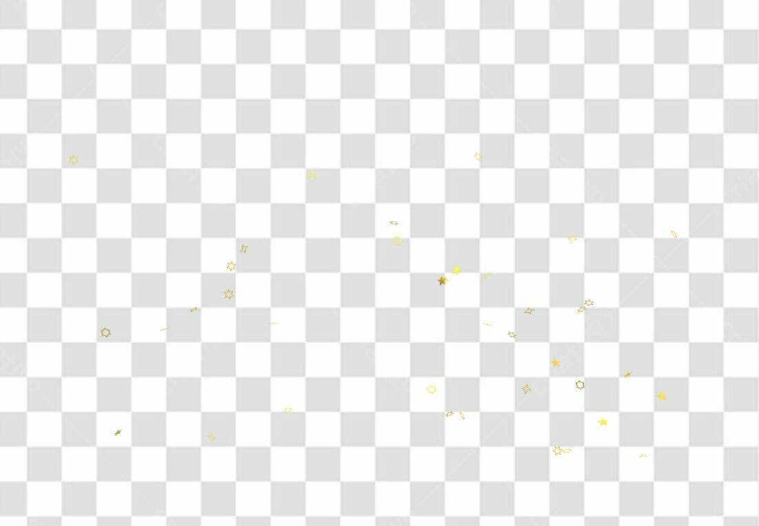 Icone de Estrelas Douradas PNG com fundo transparente