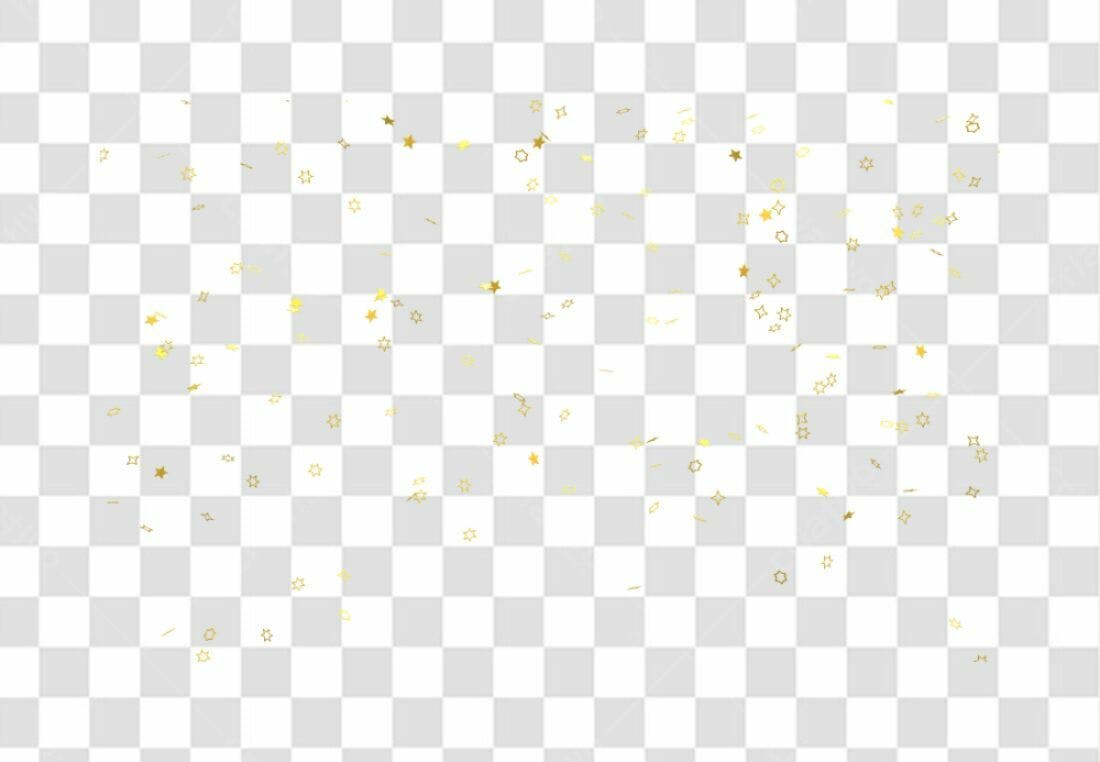 Confete PNG com fundo transparente