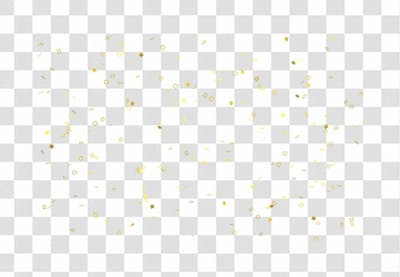 Realistic Colorfull Golden Confetti Background