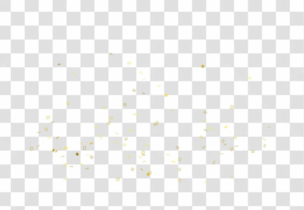 Realistic Colorfull Golden Confetti Background