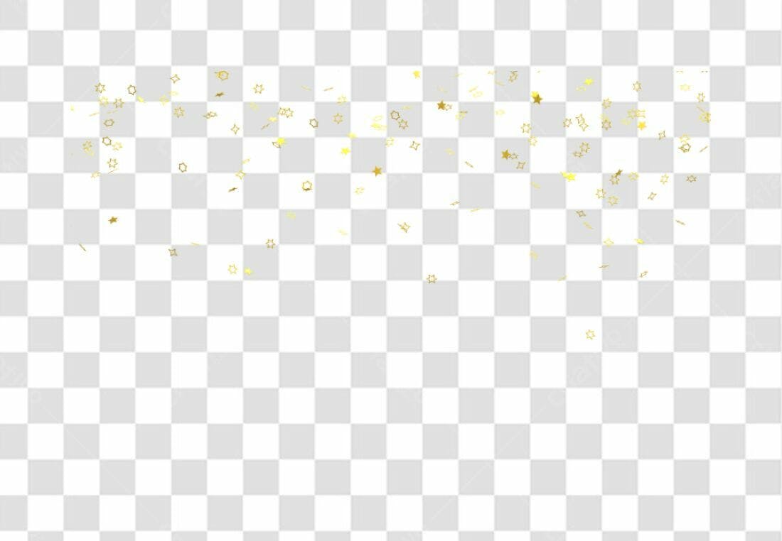 Confete PNG com fundo transparente