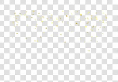 Realistic Colorfull Golden Confetti Background