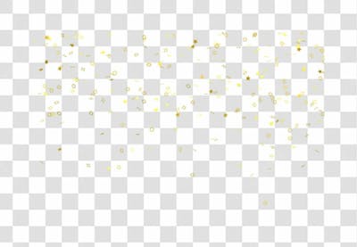 Realistic Colorfull Golden Confetti Background