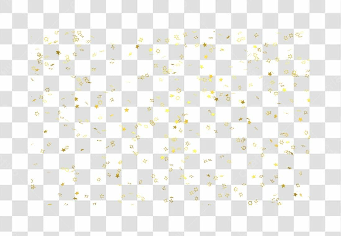 Icones de estrelas douradas PNG com fundo transparente
