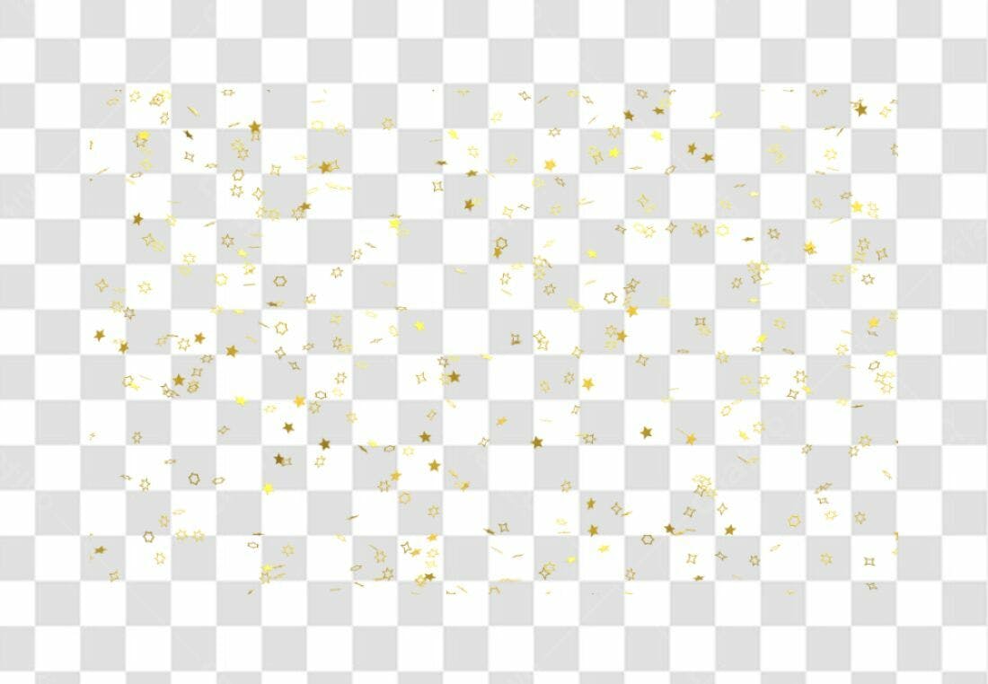Confete PNG com fundo transparente