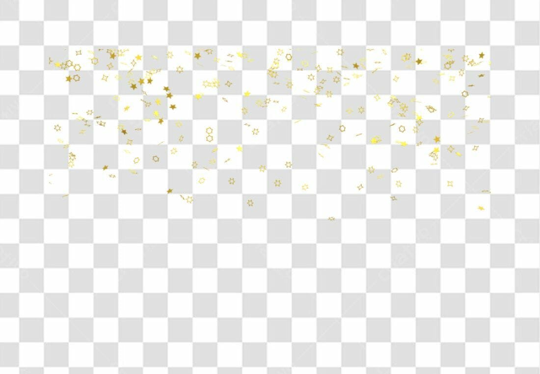 Confete PNG com fundo transparente