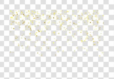 Realistic Colorfull Golden Confetti Background