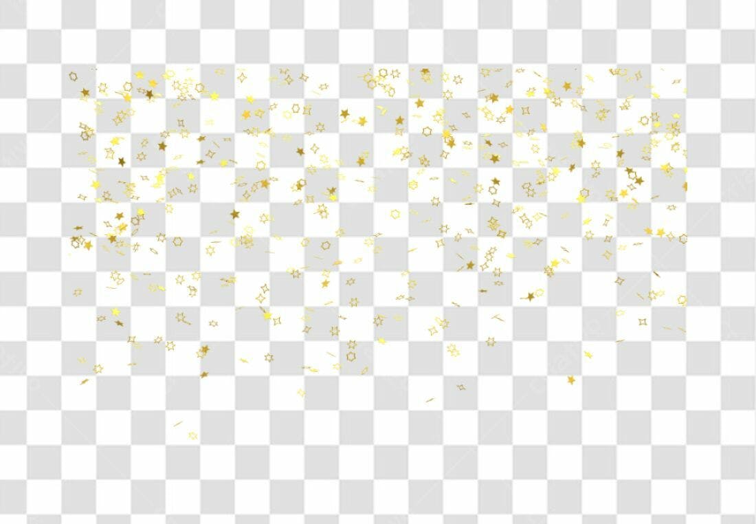Confete PNG com fundo transparente
