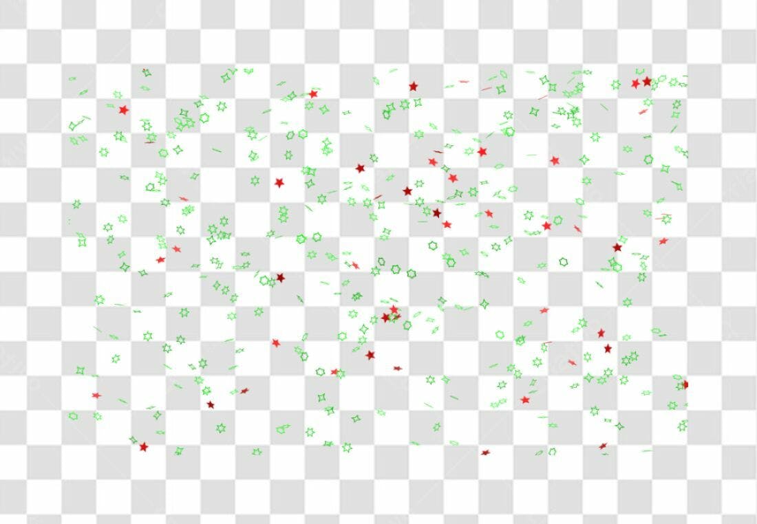 PNG Confeito Verde e Vermelho Fundo Transparente