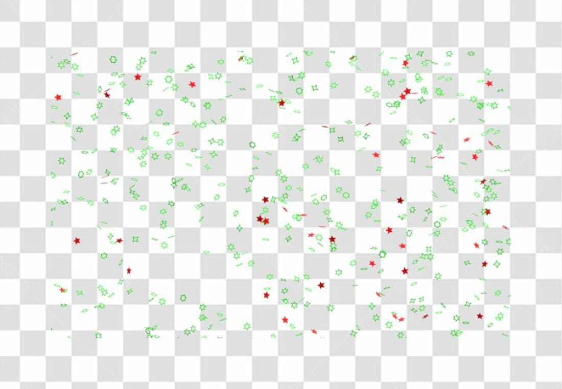 Confete PNG com fundo transparente