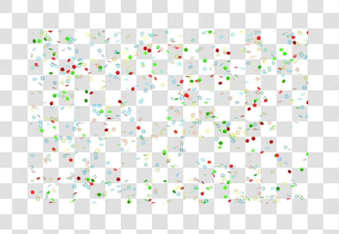 PNG Confetes Festa com fundo transparente
