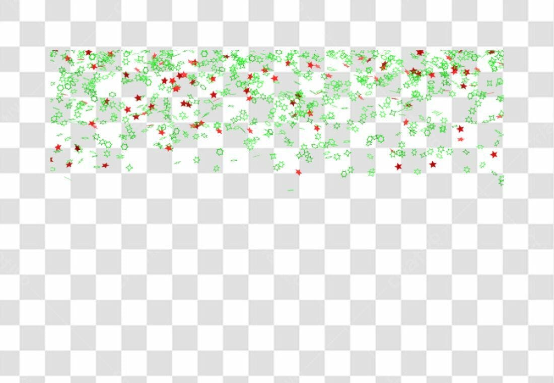 Banner de Confeito Natalino PNG com fundo transparente