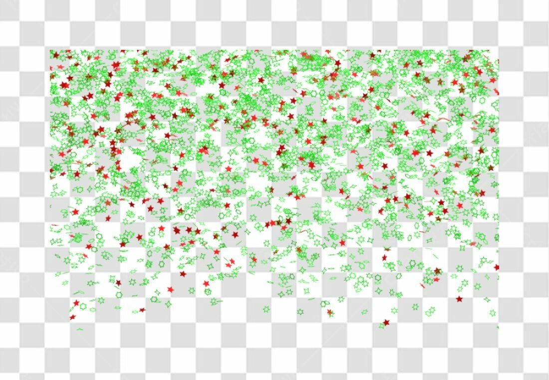 PNG Confeito Natalino Verde e Vermelho com fundo transparente