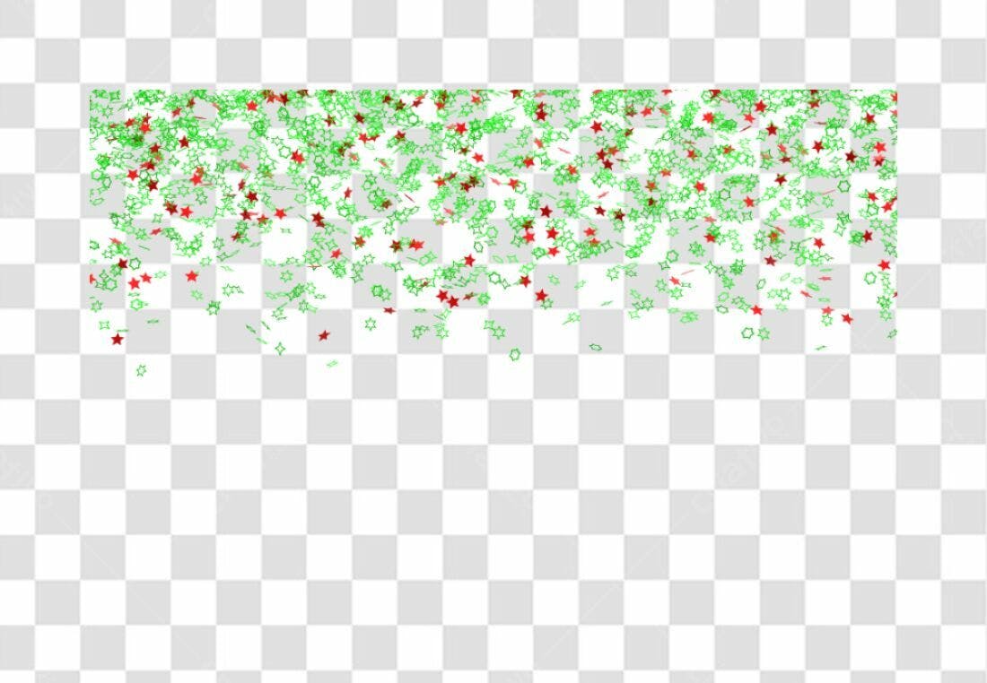 Banner de Confeito Natalino PNG com fundo transparente