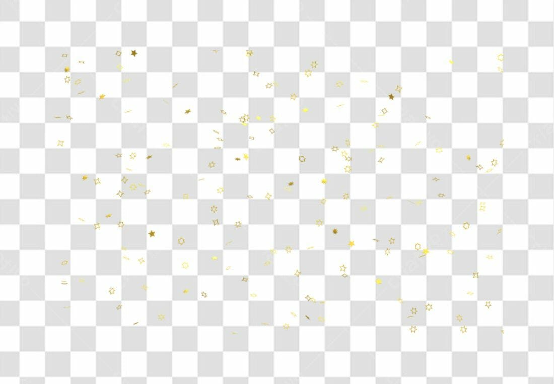 Confete PNG com fundo transparente