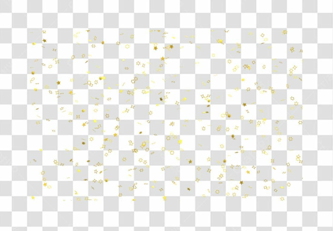 Confete PNG com fundo transparente
